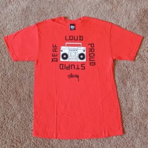 Stussy X David Shrigley Boom Box Tee